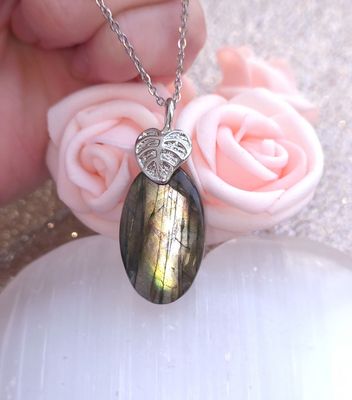 Labradorite Or Vert Argenté n°1.5