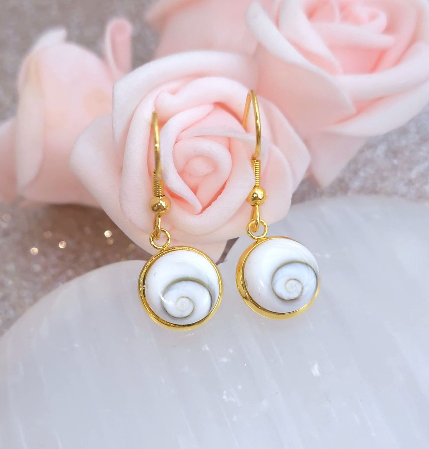 Boucle Pendante • Oeil de Sainte Lucie