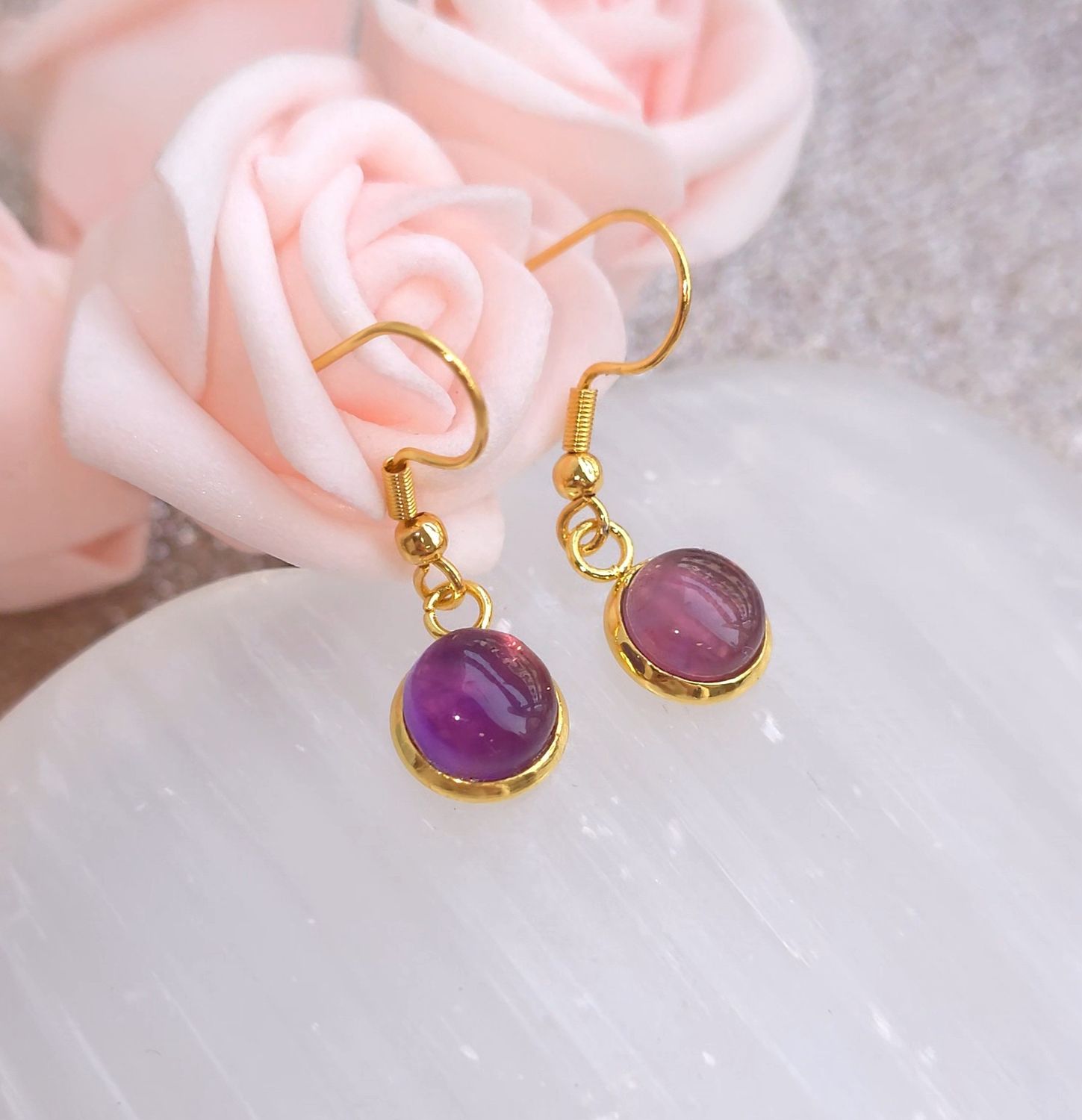 Boucle Pendante • Amethyste n°2