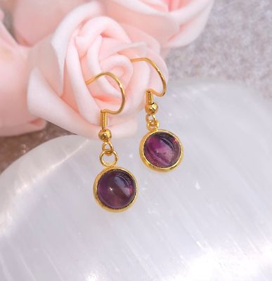 Boucle Pendante • Amethyste n°1