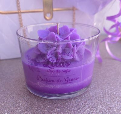 Bougie Artisanale • Lilas