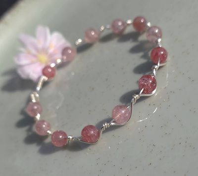 Bracelet Quartz Fraise