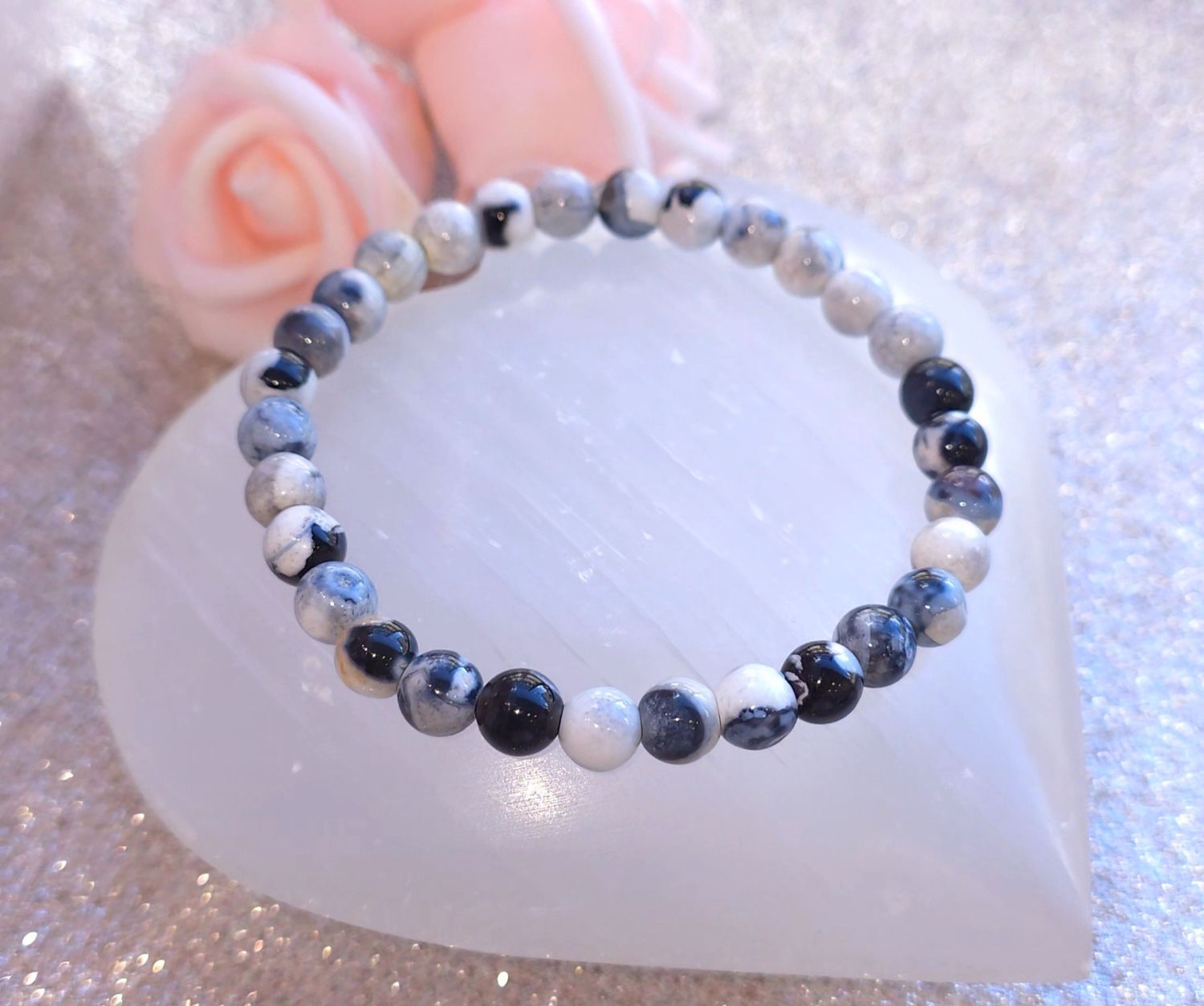 Bracelet Agate Orque ø6