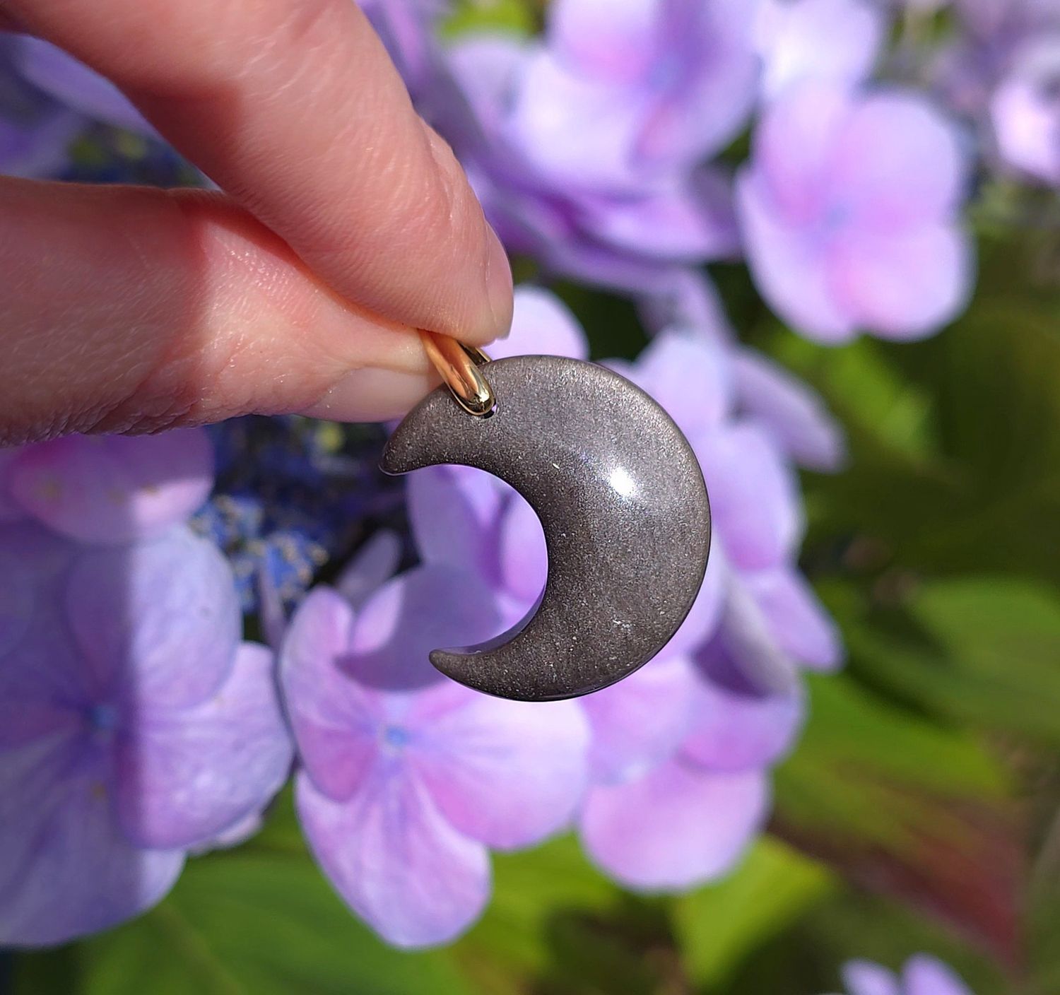 Lune Obsidienne Argentée