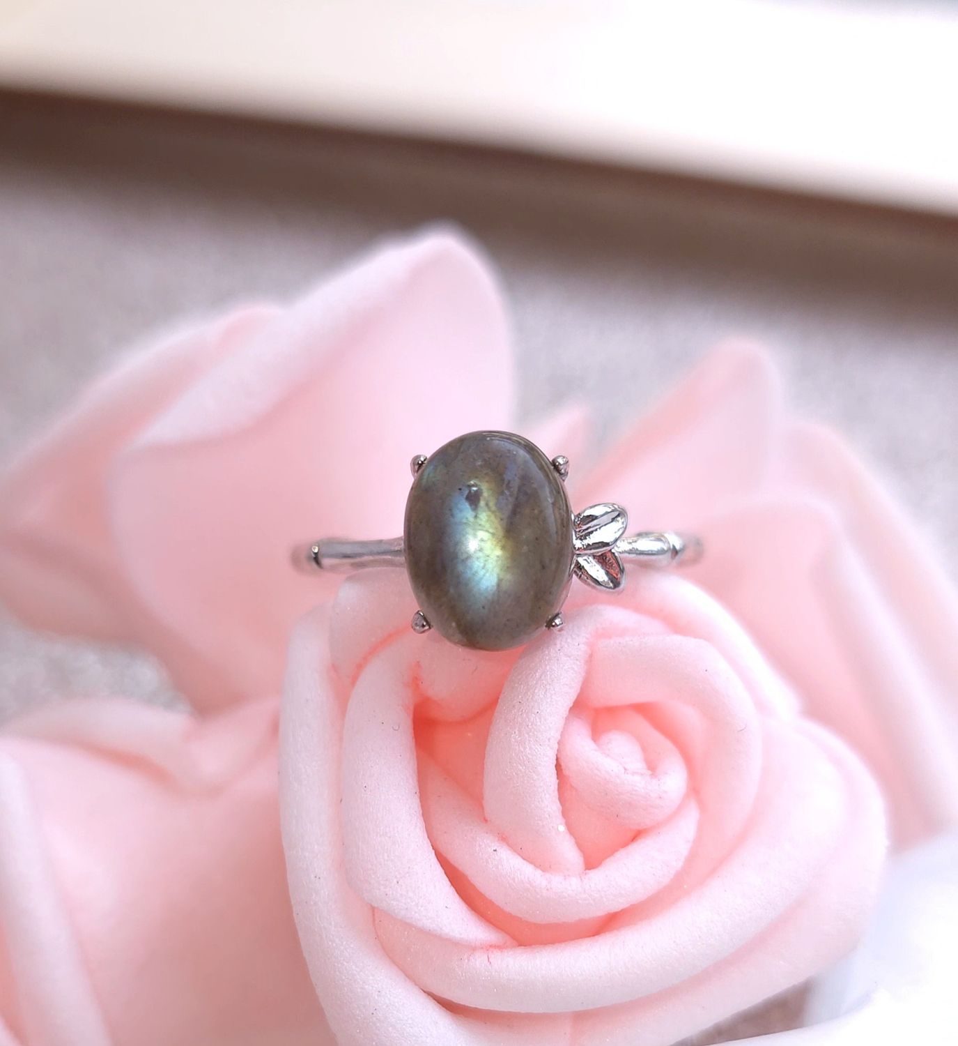 14 .Bague Labradorite n°2.3