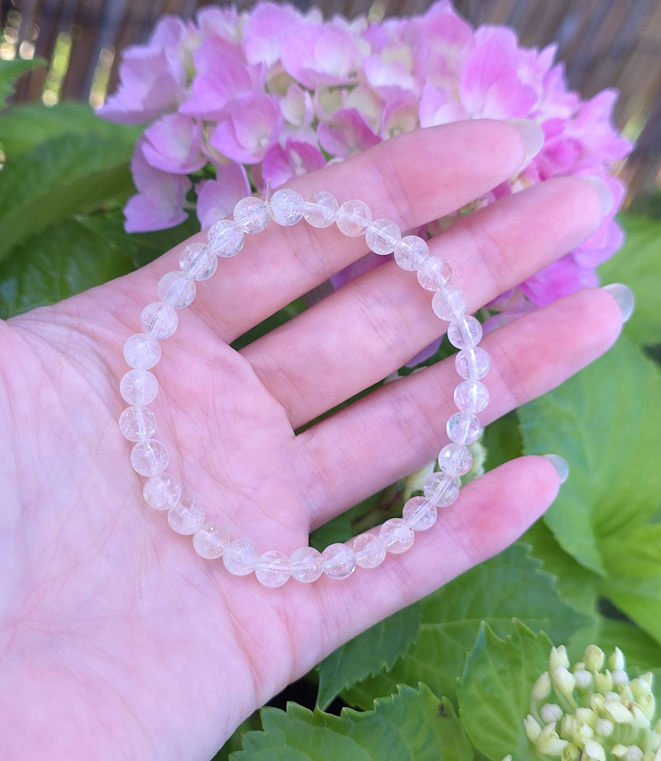 135.Bracelet Citrine Naturelle ø6 18 cm