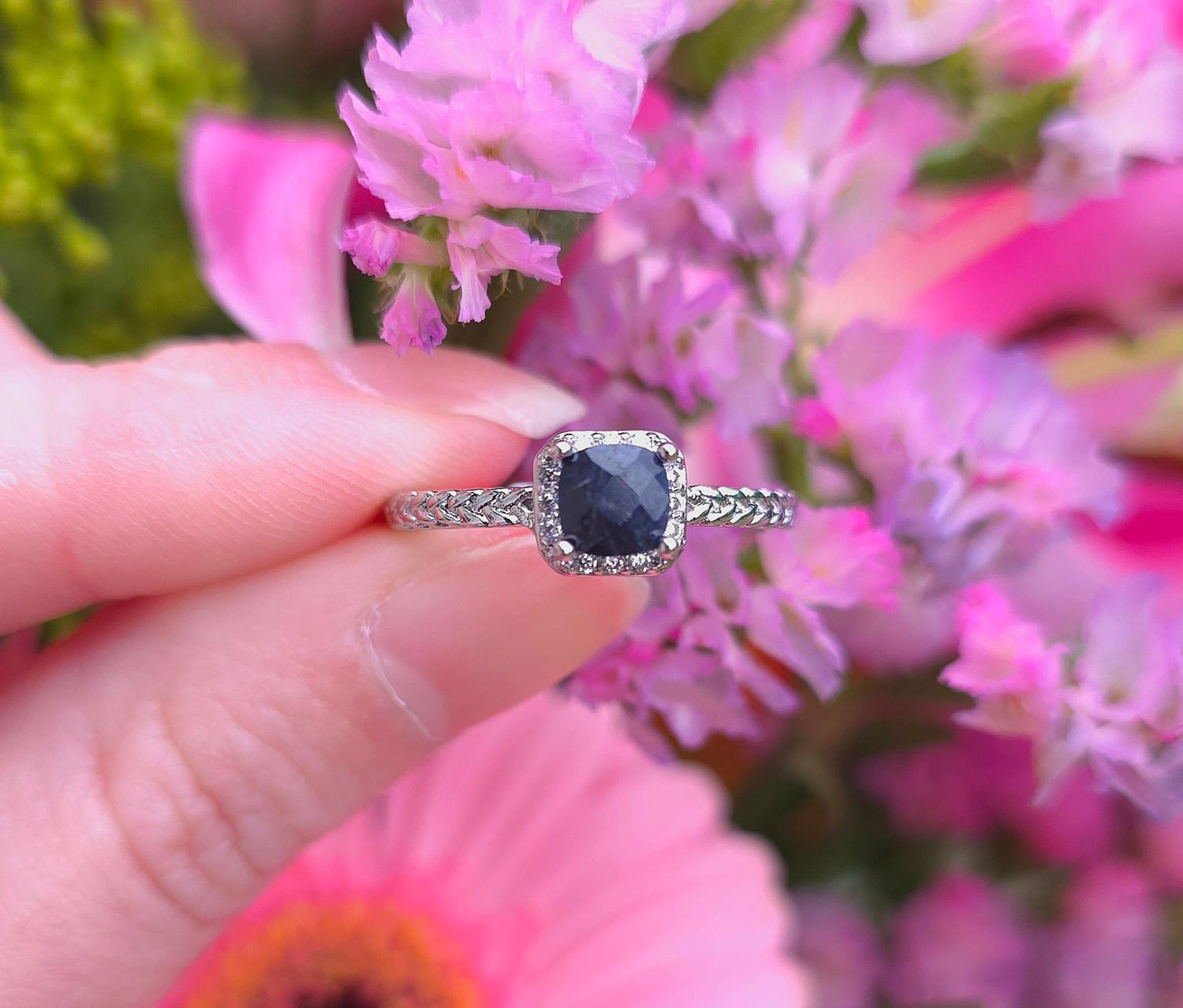 221.Bague Saphir