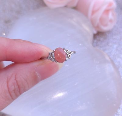 139.Bague Rhodochrosite n°1