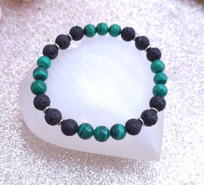 Bracelet Homme - Anti Douleur/Enracinement/Influences nocives 