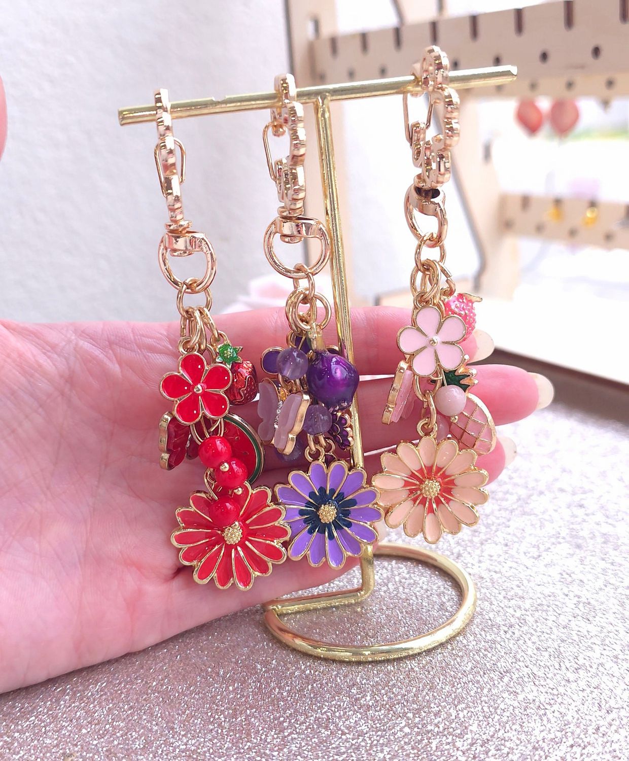 68.Lot 3 bijoux de sac