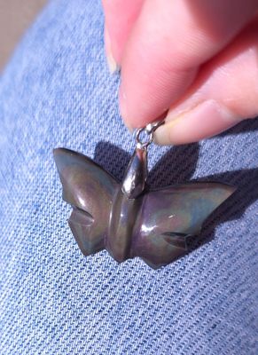 Obsidienne Oeil Céleste Papillon n°1