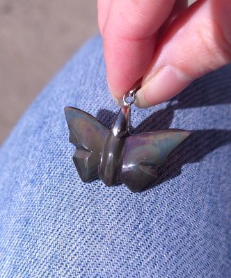 Obsidienne Oeil Céleste Papillon n°1