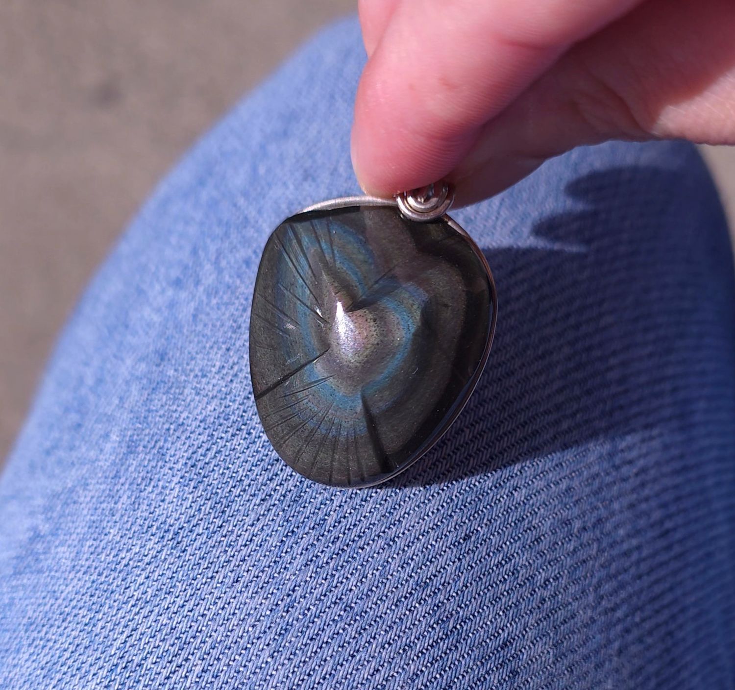 Obsidienne Oeil Céleste Colombe n°2