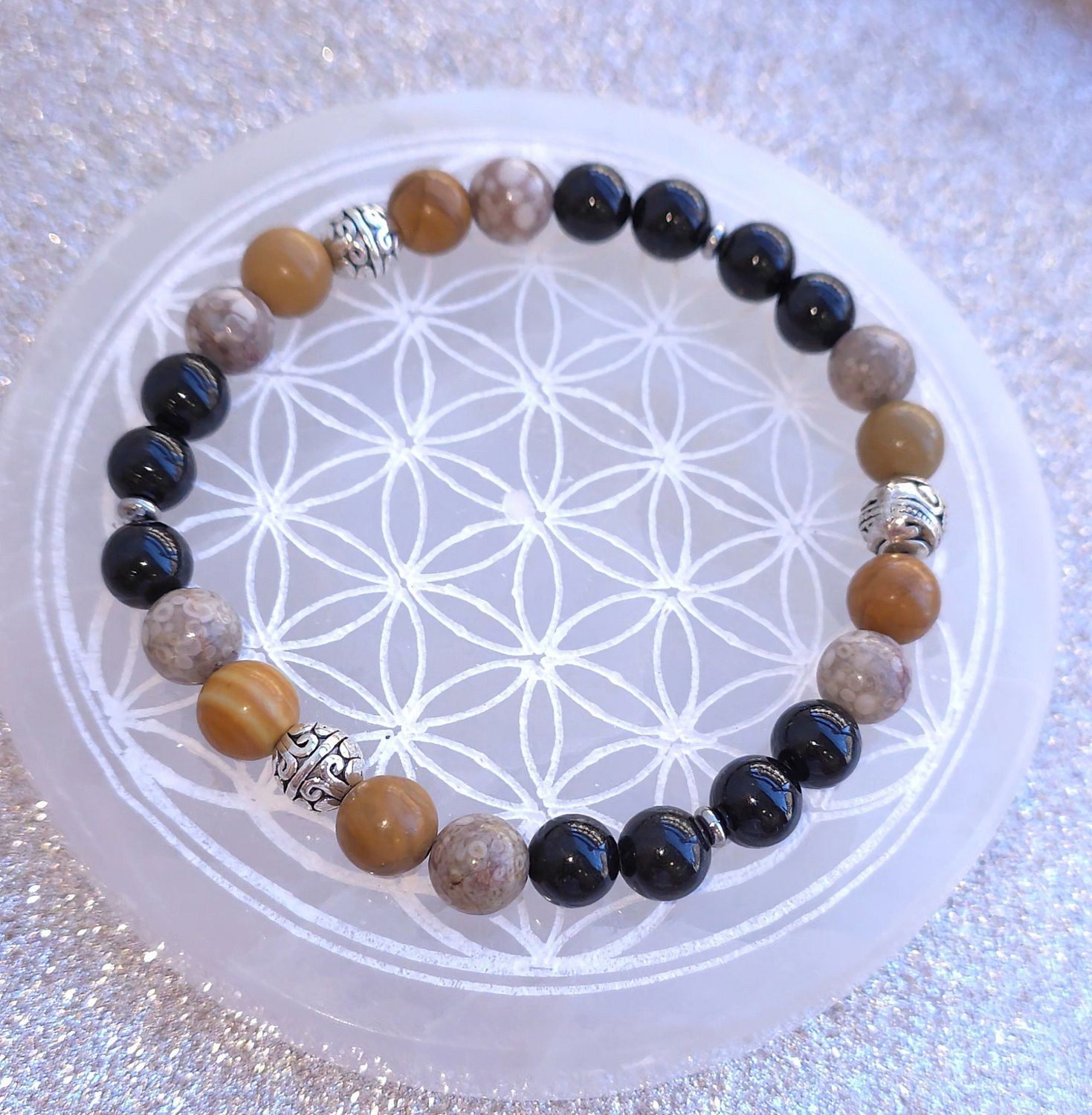 Bracelet Homme • Enracinement et Transformation ø8