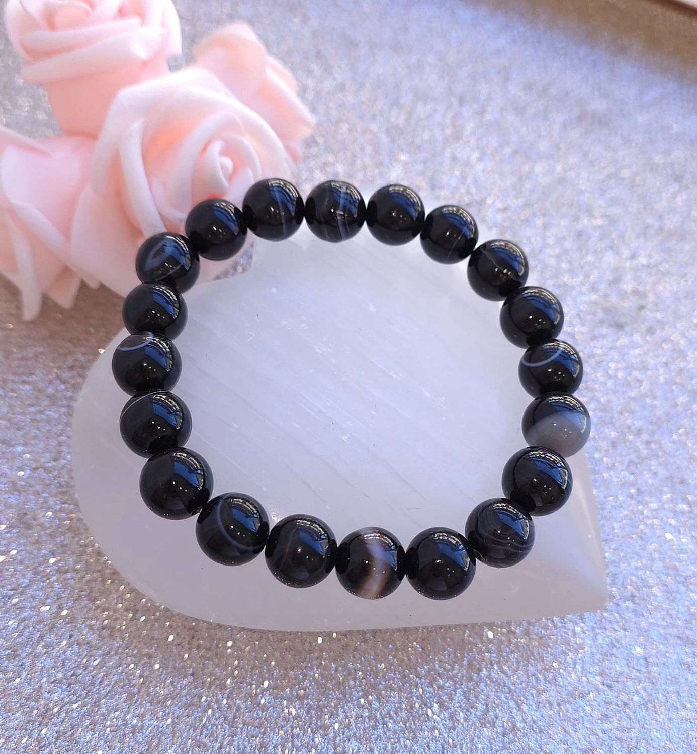 Bracelet Agate Oeil ø10