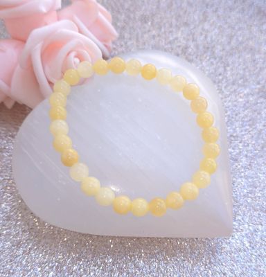 Bracelet Calcite Jaune ø6
