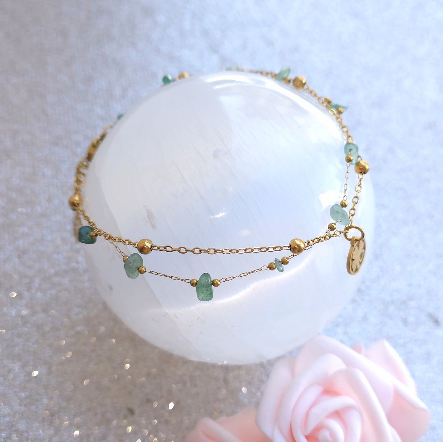 Bracelet de Cheville • Aventurine