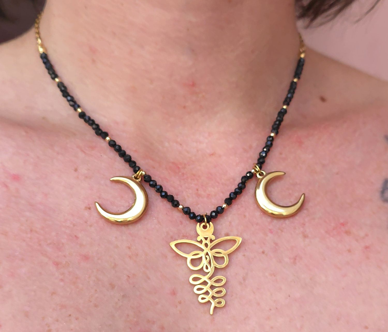 Collier • Spinelle Noire