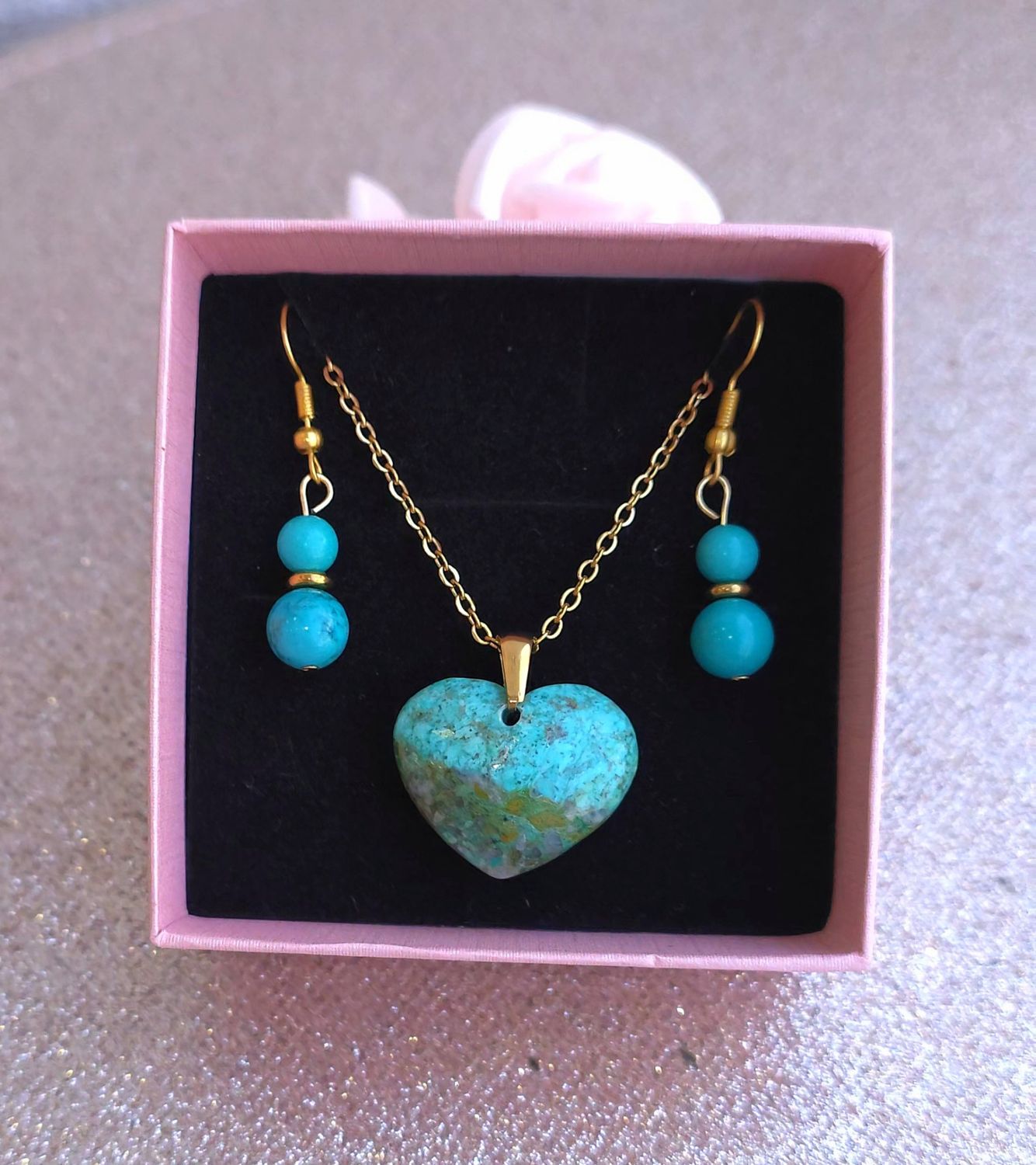 Parure turquoise du perou