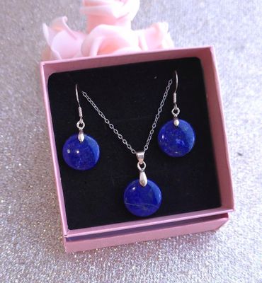 Parure Lapis lazuli AA+