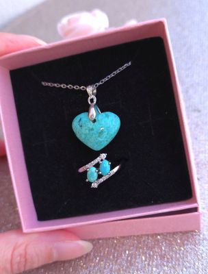 Parure Turquoise du perou