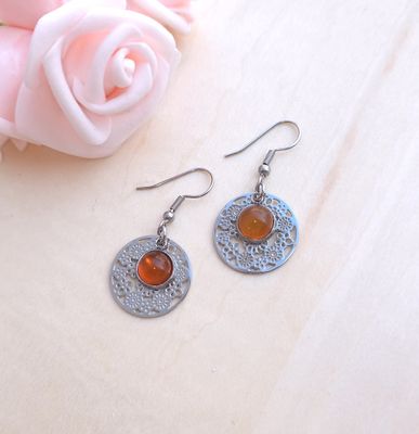 Boucle Pendante • Cornaline