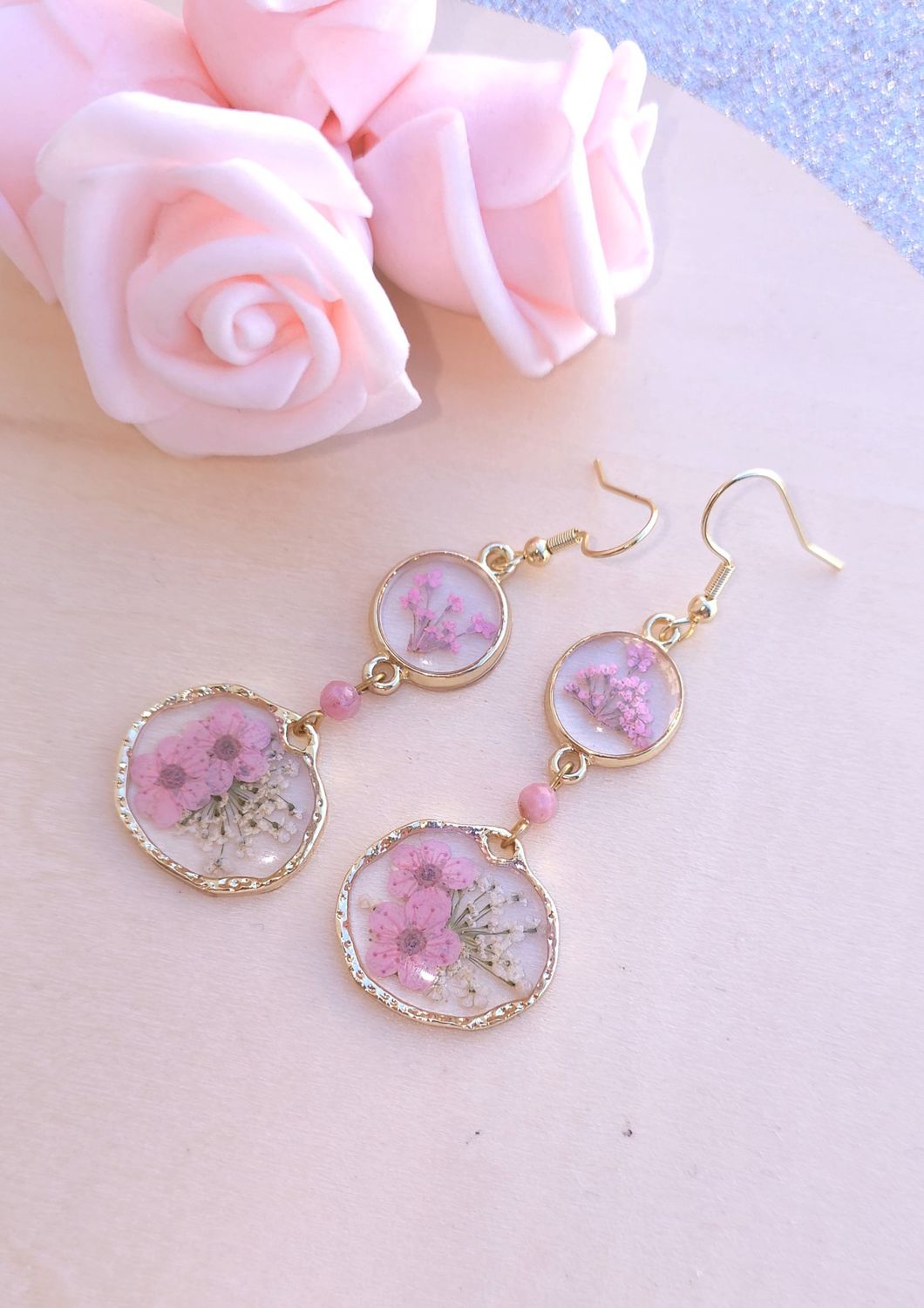 Boucle Fleur Sécher • Rhodochrosite