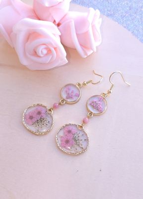 Boucle Fleur Sécher • Rhodochrosite