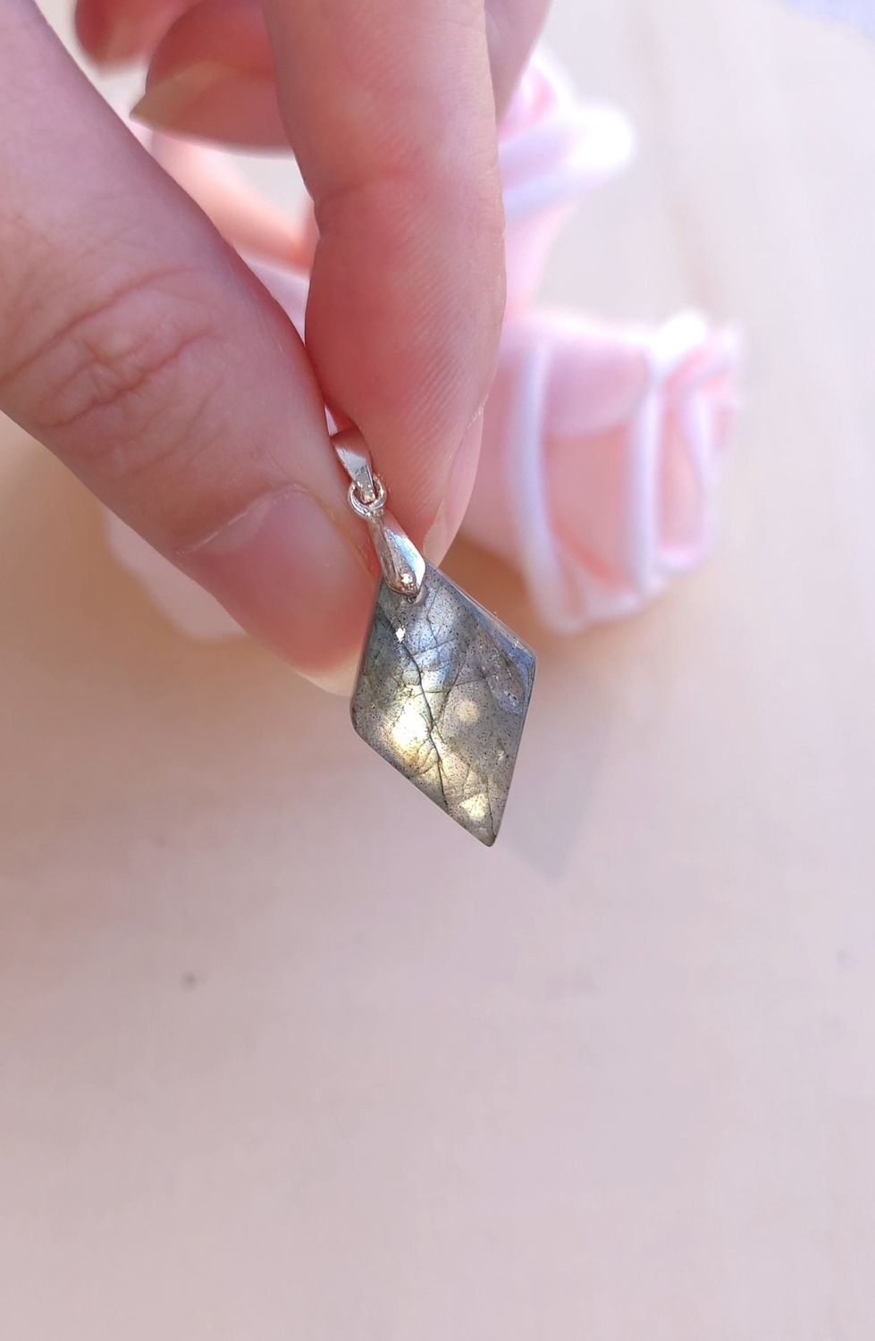 Labradorite Vert/Bleu n°2.12