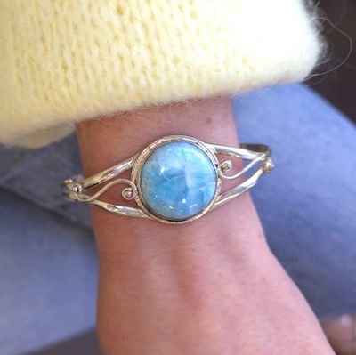 Jonc Larimar • Argent 925