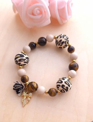 Bracelet Création • Oeil du tigre/Jaspe ivoire