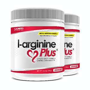 2 x tubs of L-Arginine Plus™ (60 day supply) - Raspberry Flavour