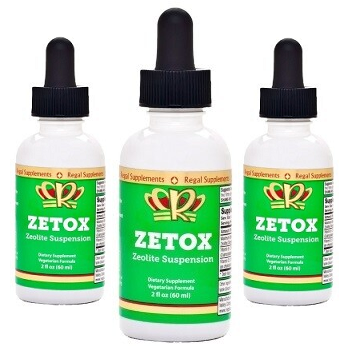 3 x Bottle of Zetox (90 day supply at 2 Full Droppers per day)