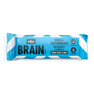 Vite Brain Bar (pack of 12)- Dark Choc & Nut Flavour