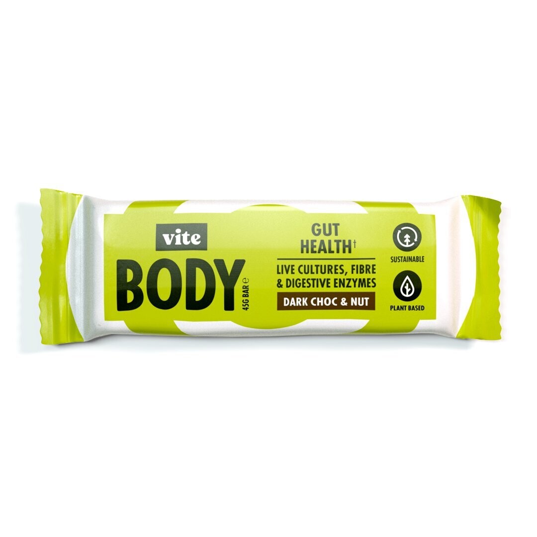 Vite Body Bar (pack of 12) - Dark Choc & Nut Flavour