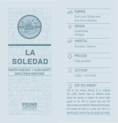 Espresso Roast - Limited Release: Guatemala - La Soledad