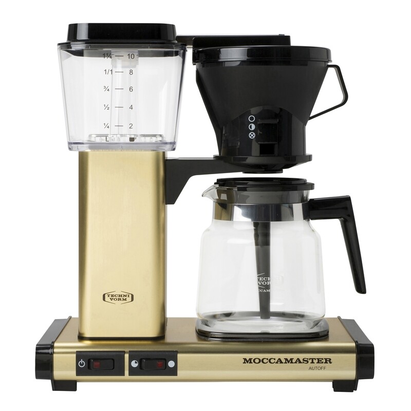 Classic 1.25L Moccamaster - Copper or Brass (with free 250g filter coffee)