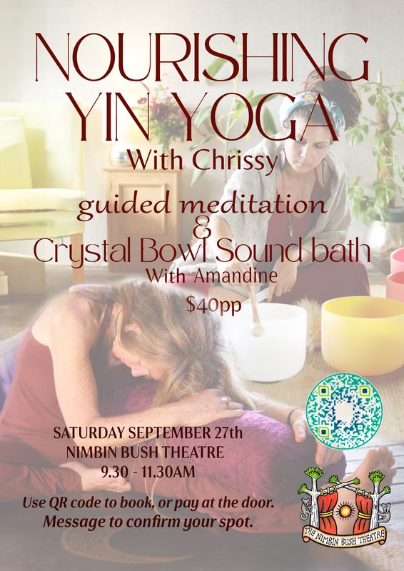 Nourishing Yin Yoga and Sound Healing - 9:30-11:30 am - Monthly