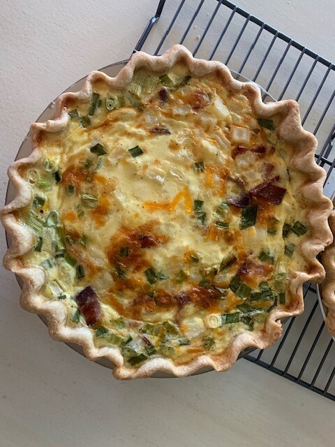 Maple Bacon Quiche