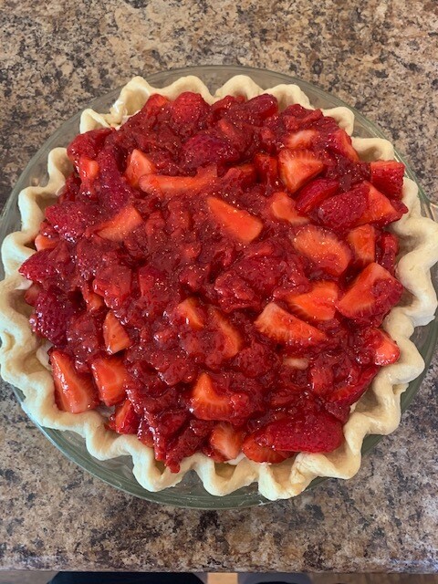 Strawberry Cream Cheese Pie