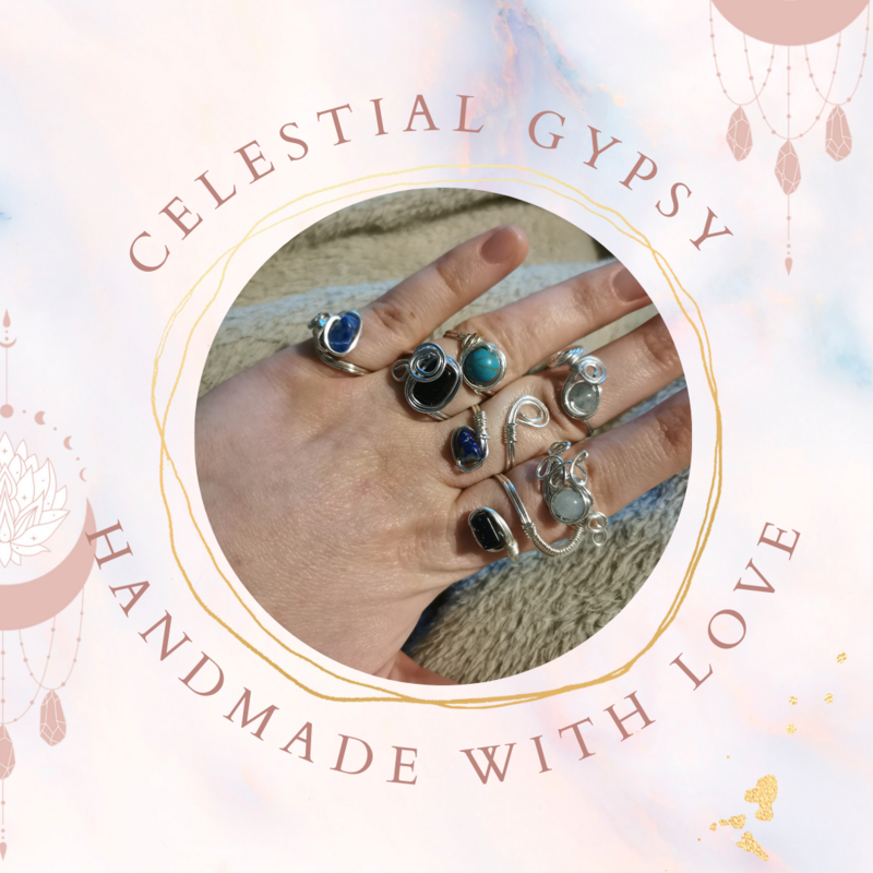 Adjustable Wire Wrapped Rings