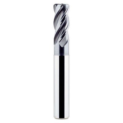 VHM HPC-Fräser mit Eckenradien 35°-38° Drall D= 6 x R 1.0mm