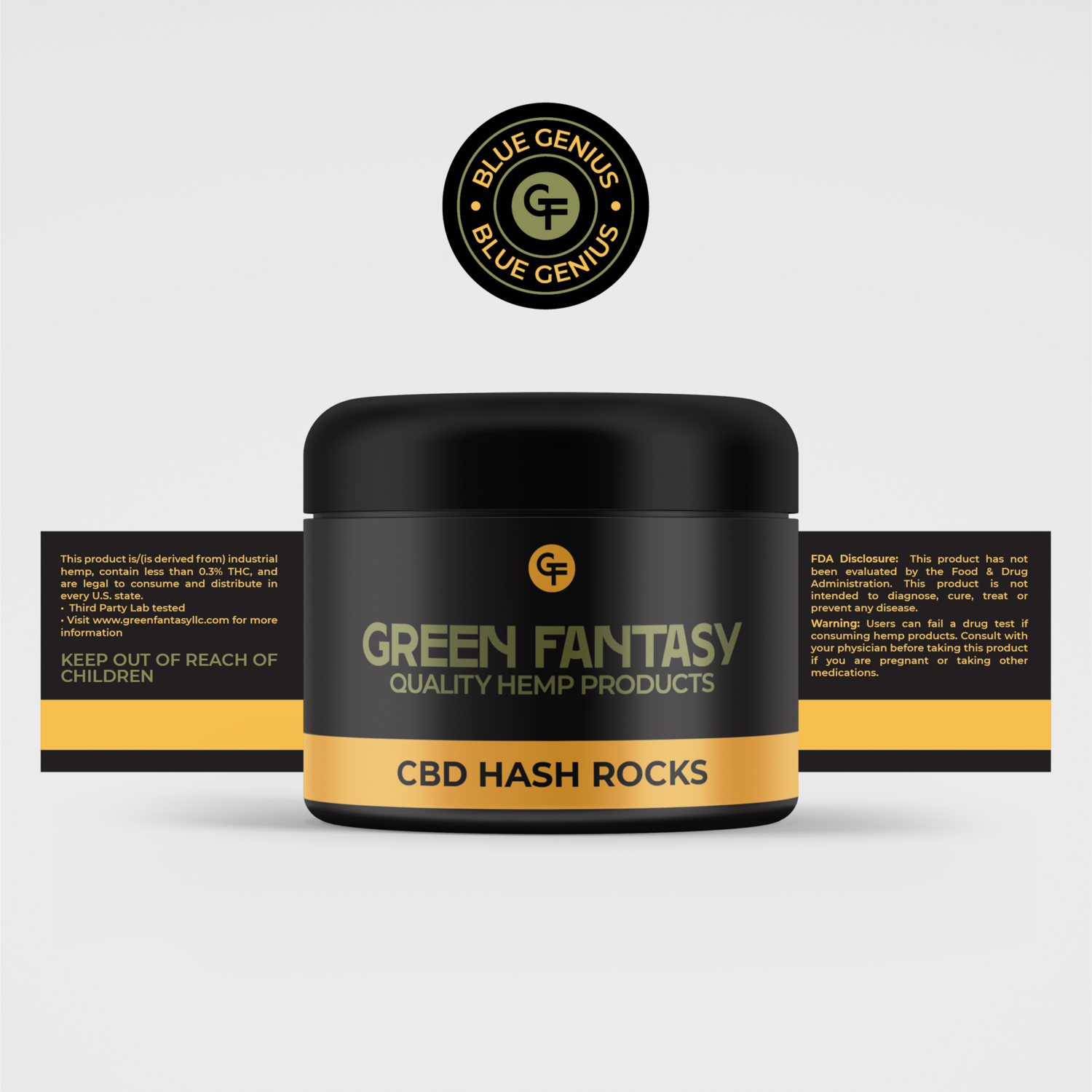 CBD Hash Rocks Blue Genius