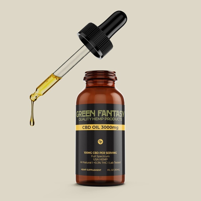 CBD Oil 3,000 mgr. (30 ml.)