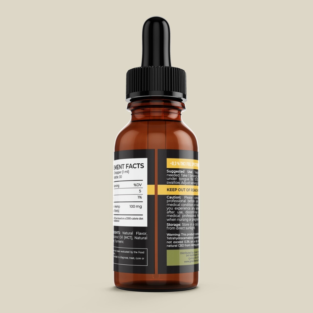 CBD Oil 5,000 mgr. (50 ml.)