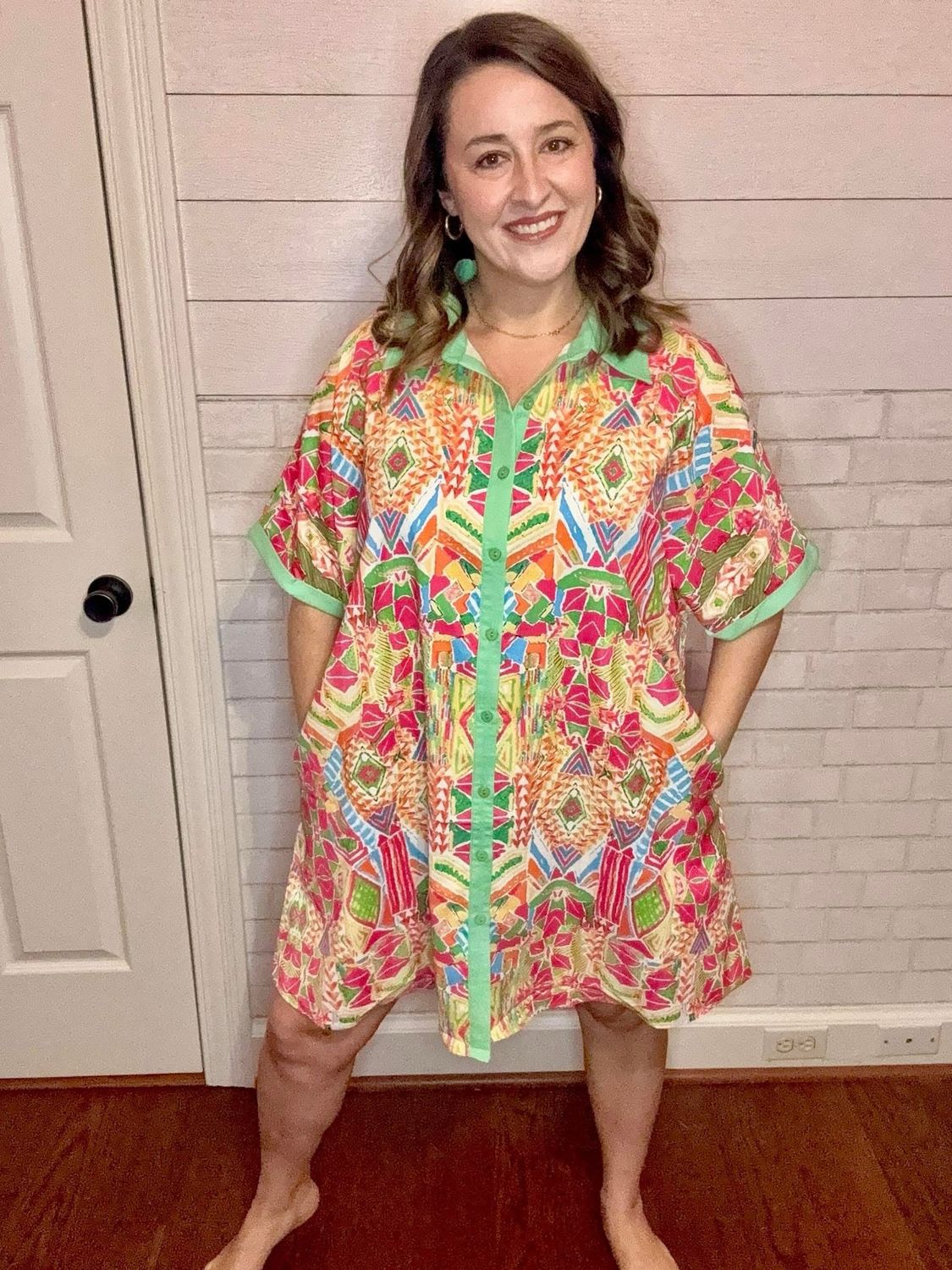 Neon Azteca Dress
