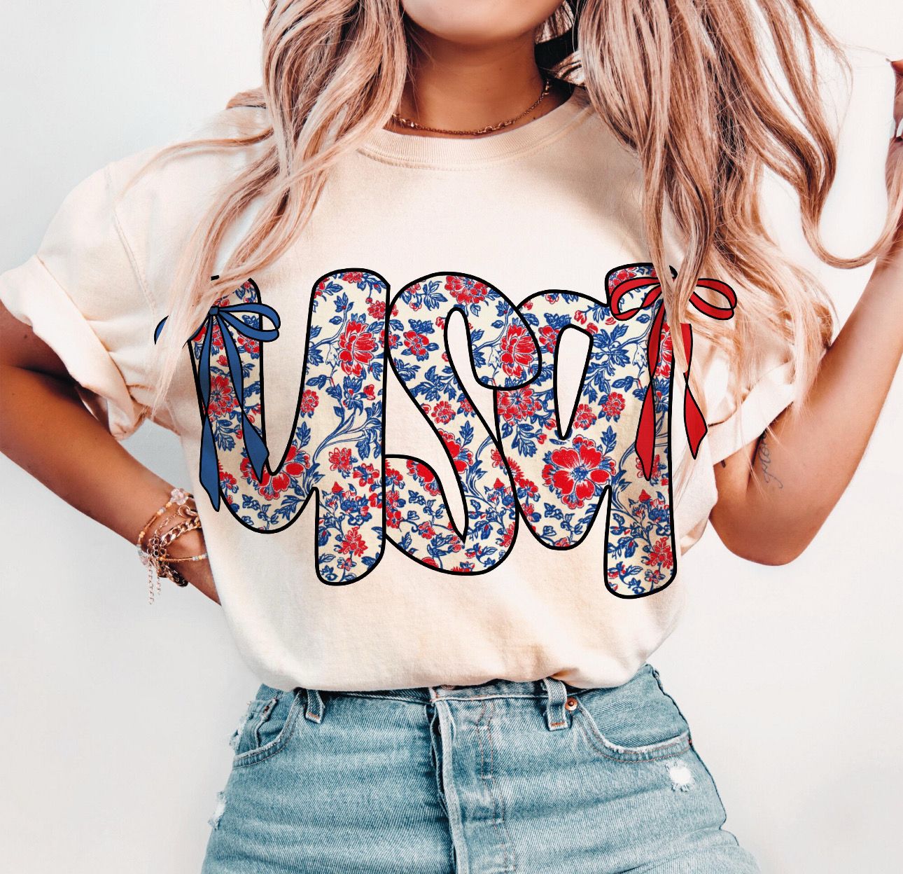 USA Bubble Coquette Shirt