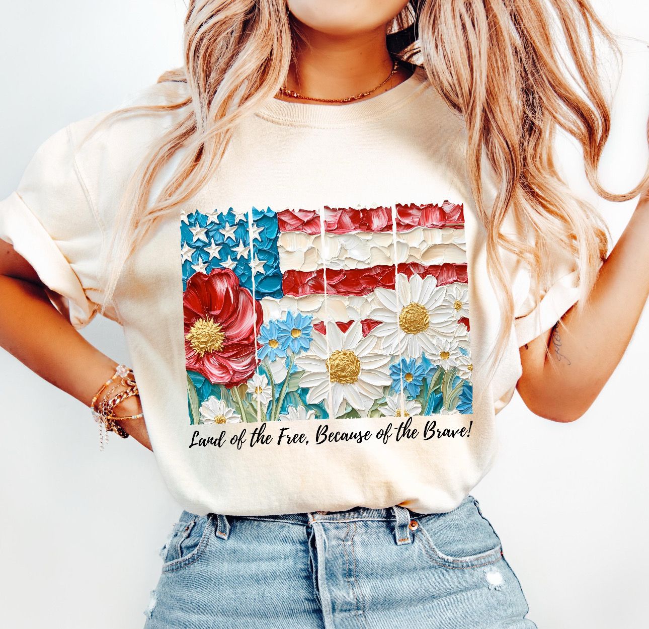 Life of Freedom Brush Stroke Shirt