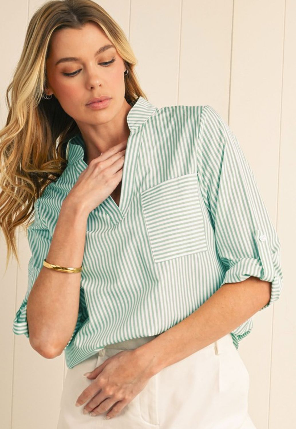On The Go Striped Top
