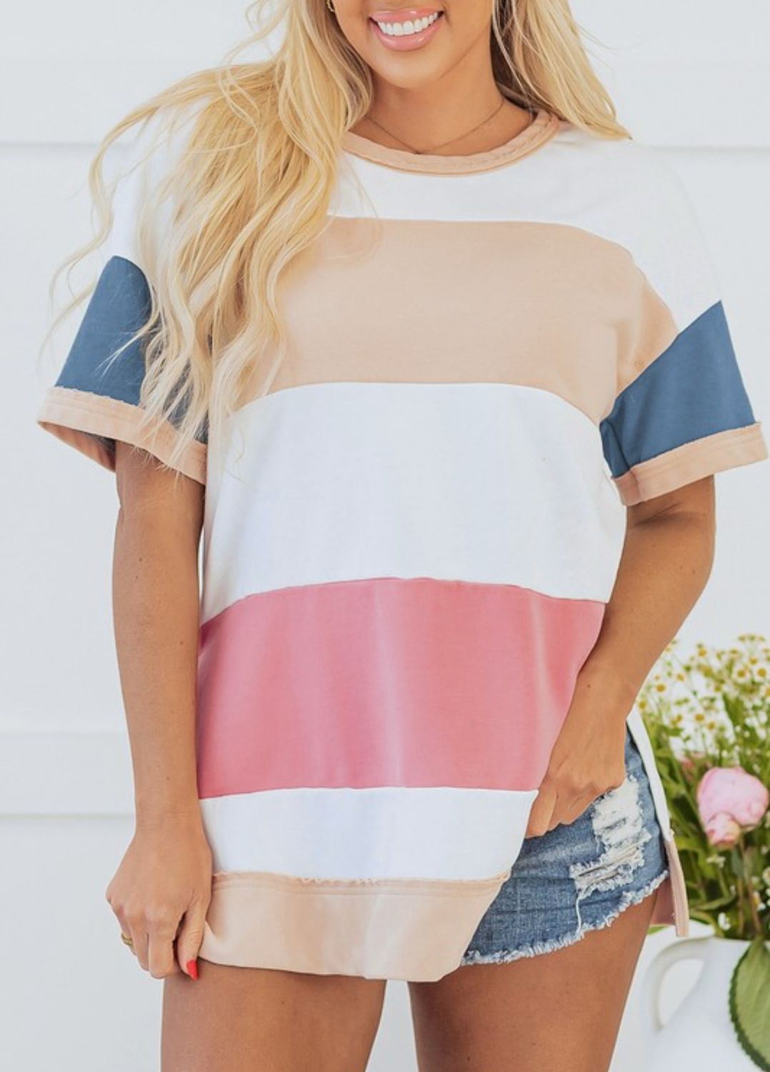 Ready For The Day Side Slit Top